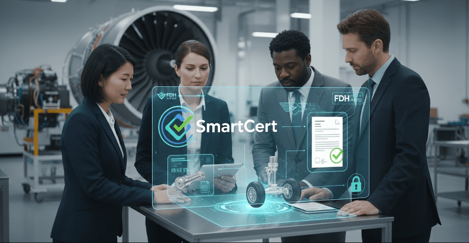 Trusted Parts, Trusted Paperwork: FDH Aero Digitizes Its Certification Process with SmartCert